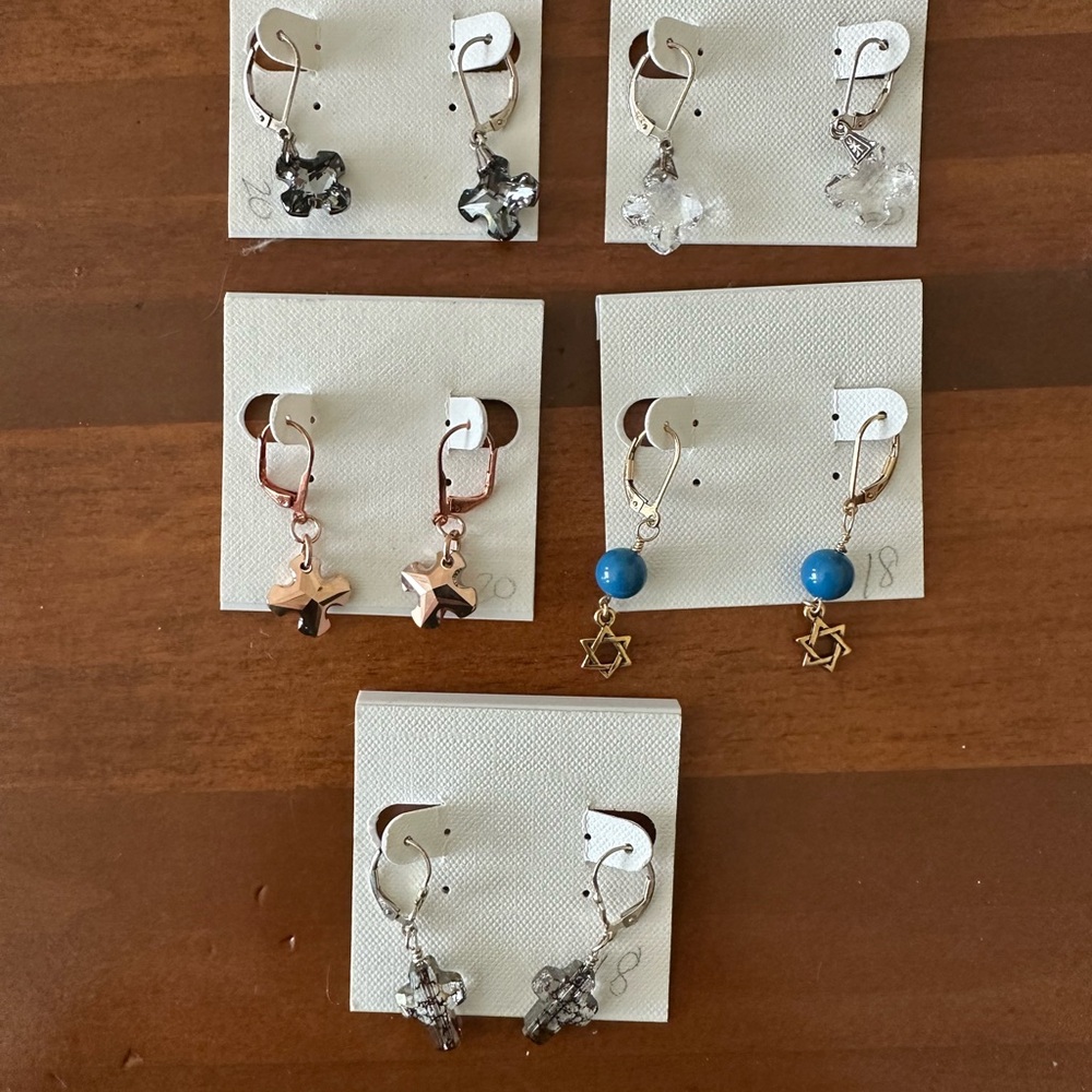 Religious earrings